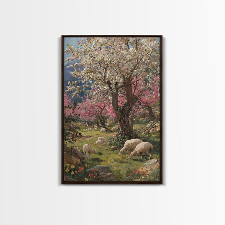 Guiding Dawn Star, Framed Canvas Print, Christian Art Canvas, Christian Wall Art, Christmas Art Prints, Jesus Painting