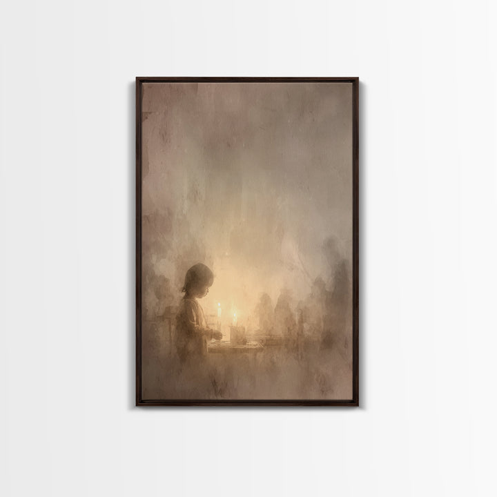 Altar Blessing – Framed Canvas Print – Christian Art – Christian Wall Art – Modern Christian Art – Christian Art Painting – Christian Decor