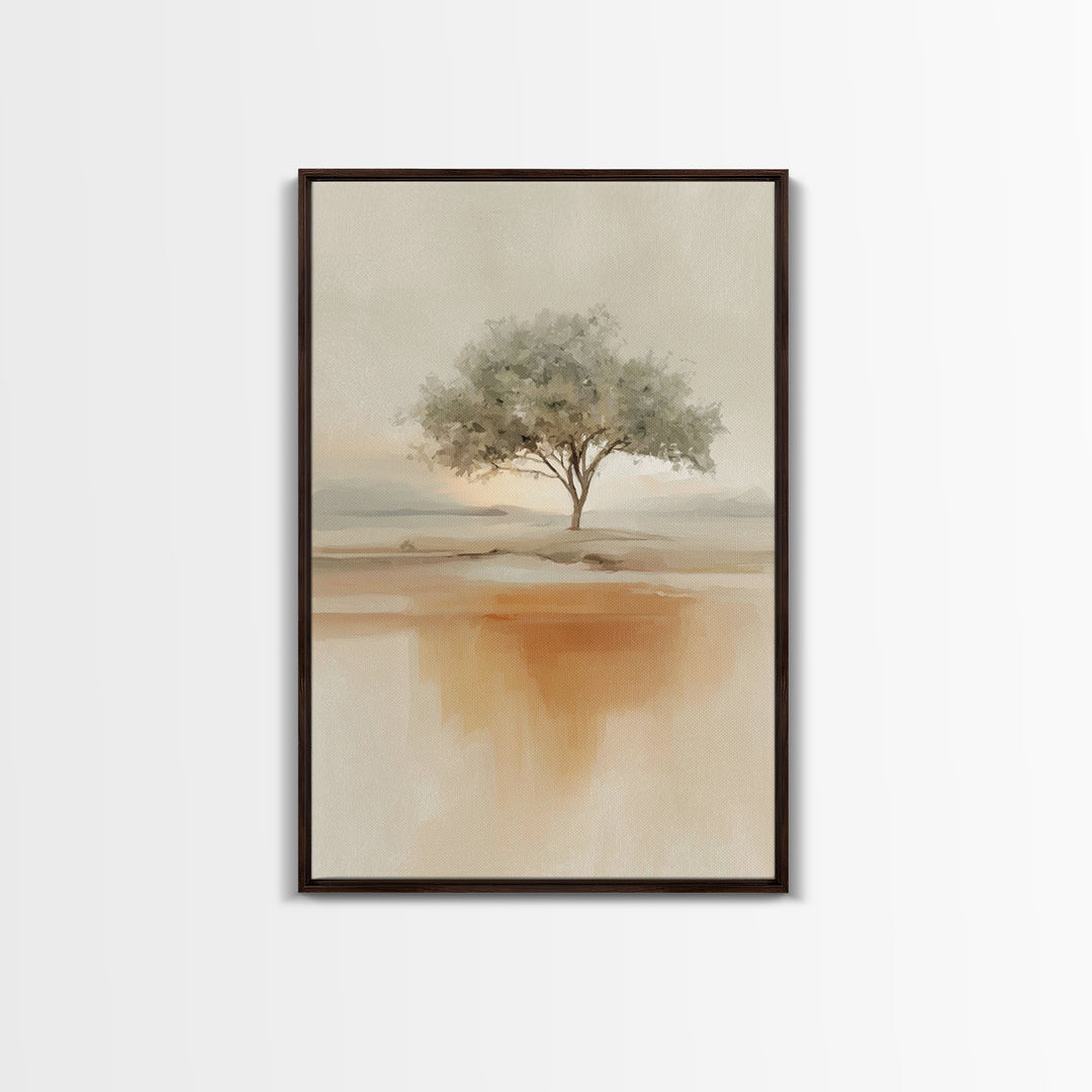Rooted In Hope | Framed Canvas Print | Christian Wall Art | Christian Art Canvas | Unique Christian Art | Christian Decor | Subtle Christia