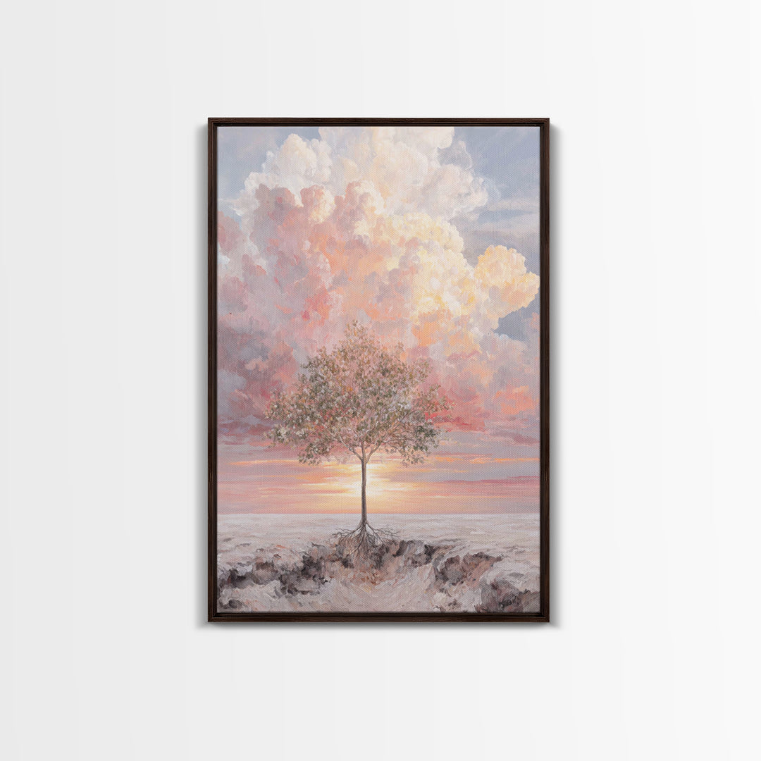 Dawn Of Renewal | Framed Canvas Print | Christian Art Canvas | Christian Wall Art | Christian Art Gift | Modern Christian Art | Christian D
