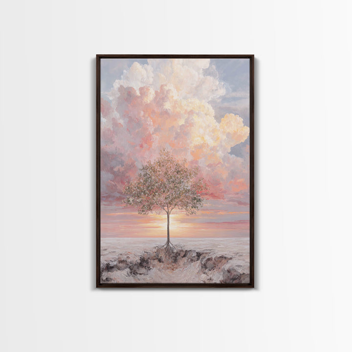 Dawn Of Renewal | Framed Canvas Print | Christian Art Canvas | Christian Wall Art | Christian Art Gift | Modern Christian Art | Christian D