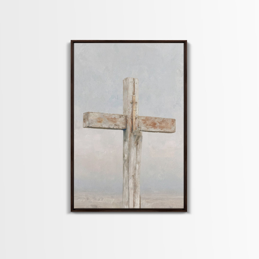 Pure Redemption Light | Framed Canvas Print | Christian Art Canvas | Christian Wall Art | Minimalist Christian Art | Christian Paintings |