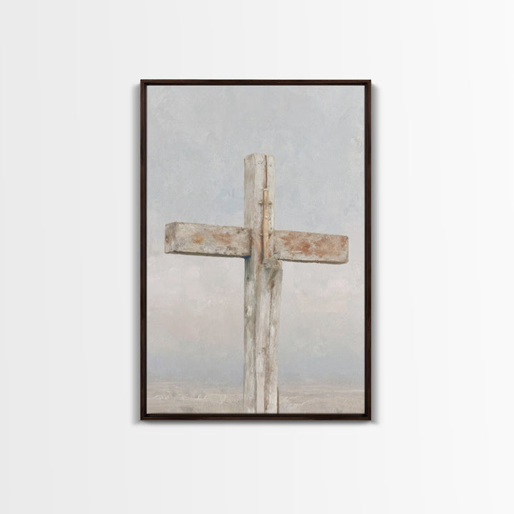 Pure Redemption Light | Framed Canvas Print | Christian Art Canvas | Christian Wall Art | Minimalist Christian Art | Christian Paintings |