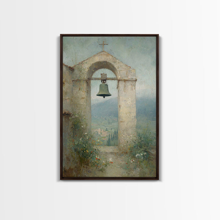 Valley Bell Blessing, Framed Canvas Print, Christian Wall Art, Christian Art Canvas, Christian Decor, Christian Gift