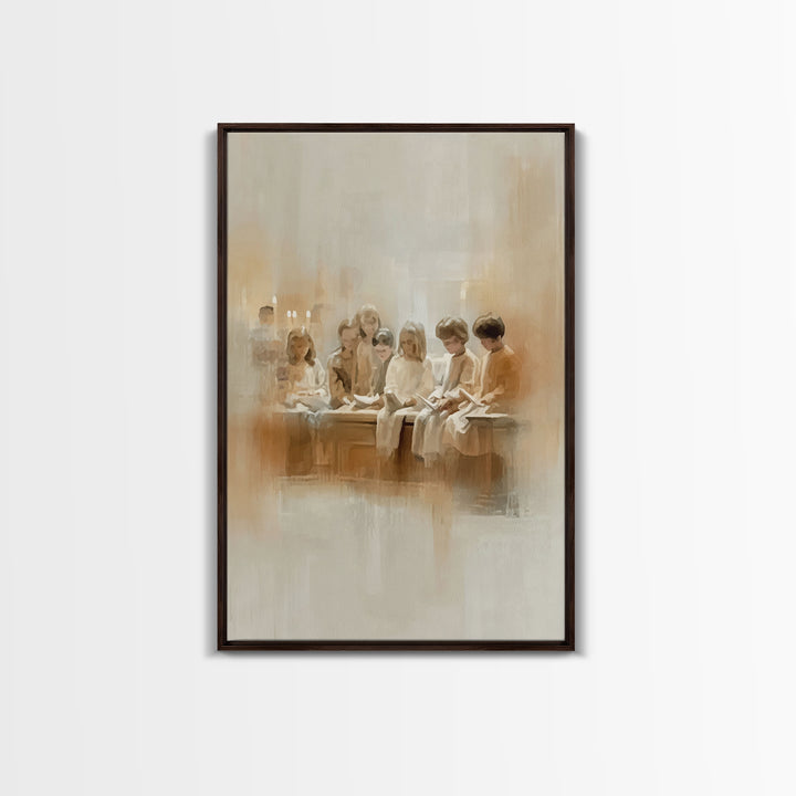Children Of Light – Framed Canvas Print – Christian Wall Art – Christian Art Canvas – Christian Gift – Christian Art Prints