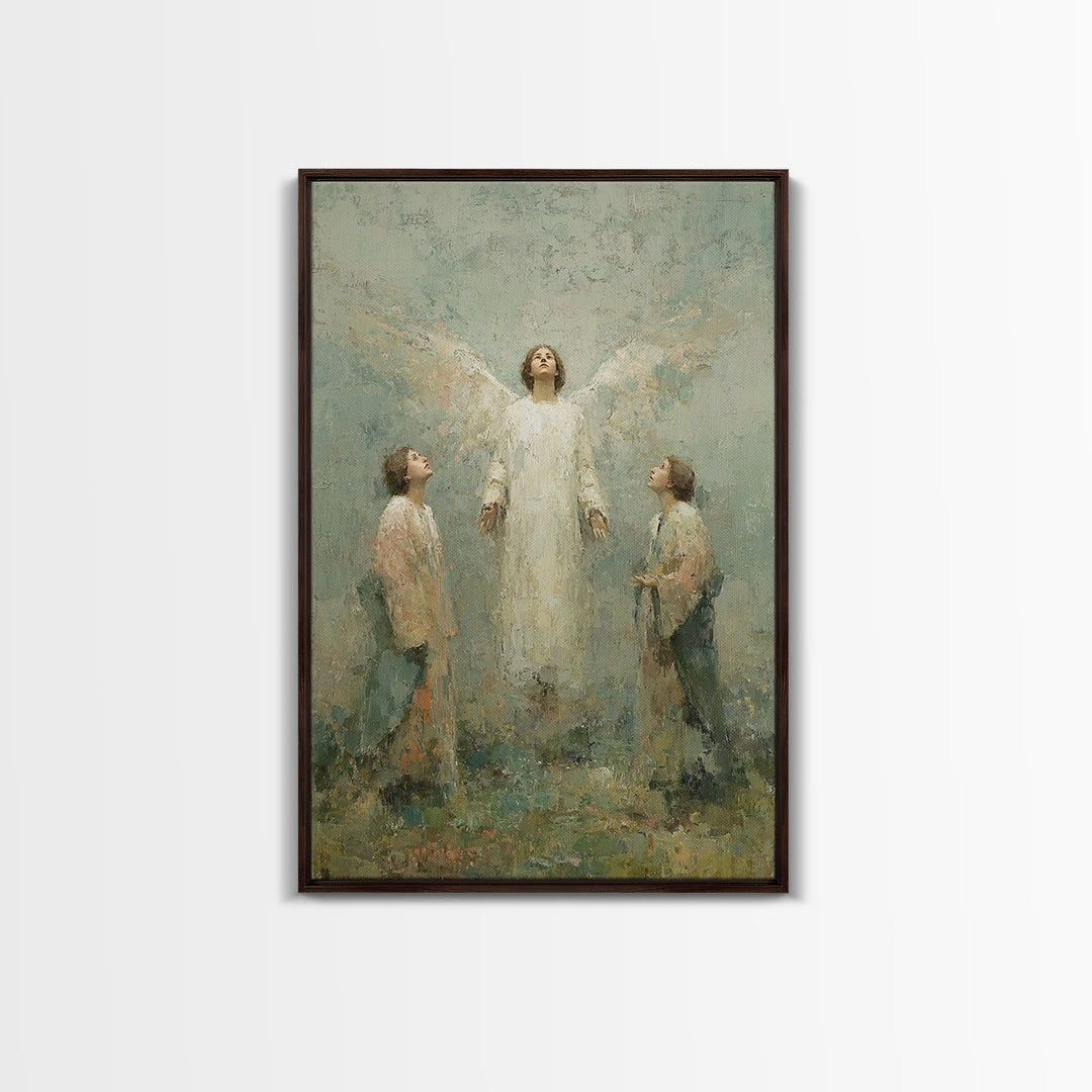 Ascension Light – Framed Canvas Print – Christian Art Canvas – Christian Painting – Christian Wall Art – Christian Decor – Christian Gift