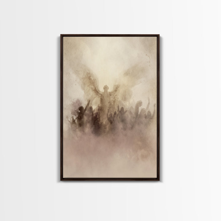 Rise Of Glory – Framed Canvas Print – Christian Art Canvas – Christian Wall Art – Minimalist Christian Art – Christian Decor – Christian Gi