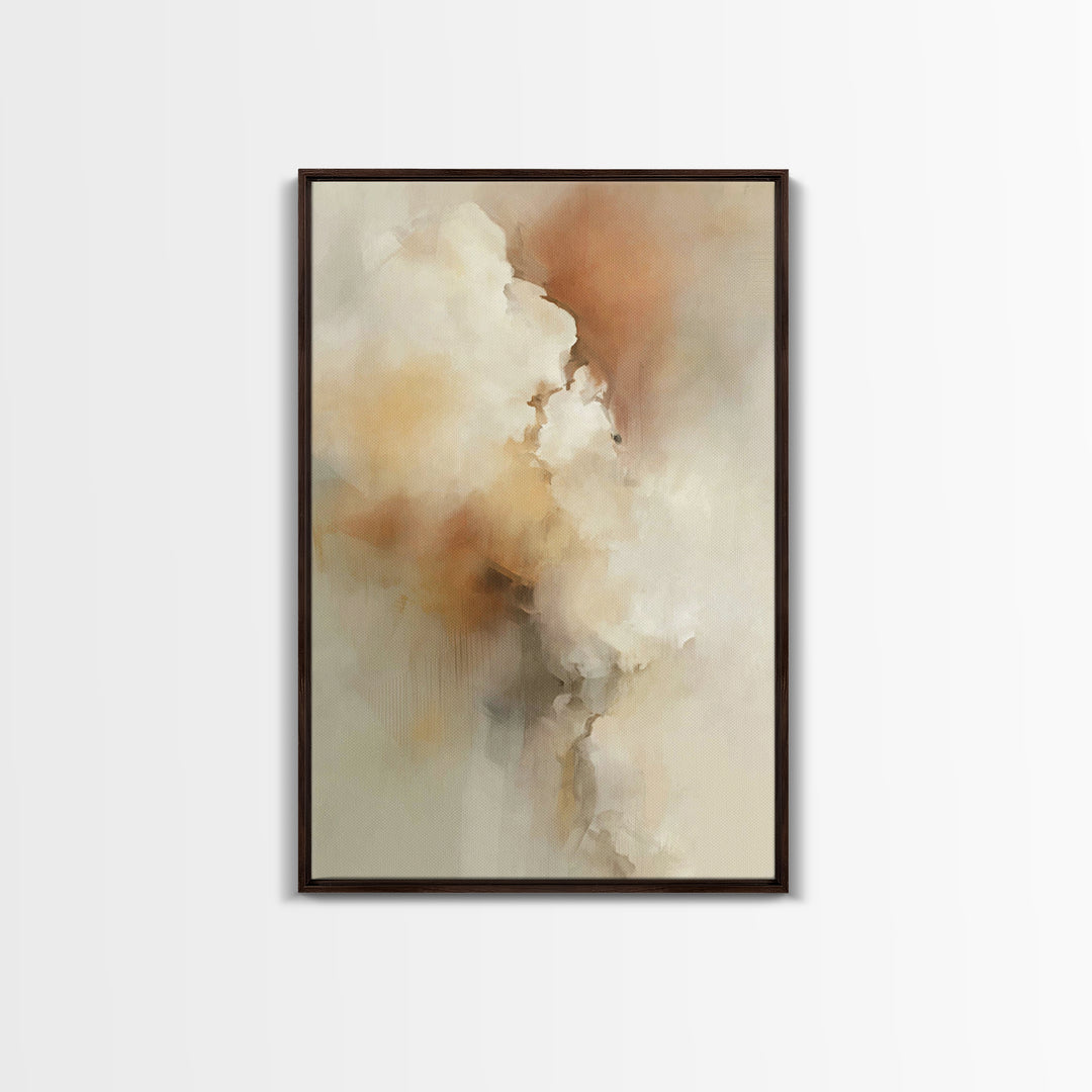 Celestial Drift – Framed Canvas Print – Christian Art Canvas – Abstract Christian Art – Christian Wall Art – Christian Decor – Christian Gi