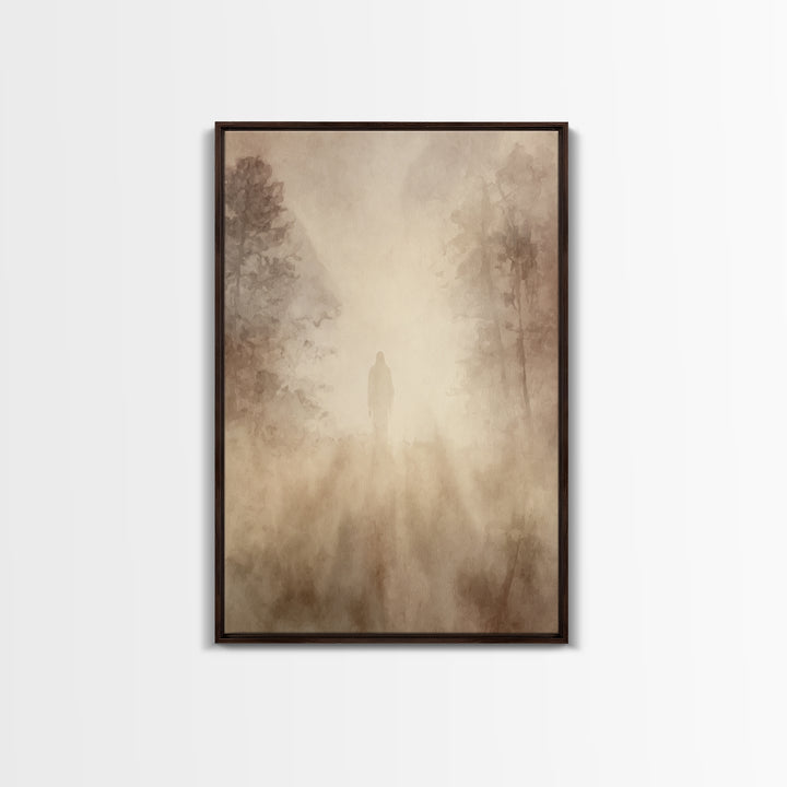 Blossoms Of Mercy, Framed Canvas Print, Christian Art Canvas, Jesus Painting, Christian Wall Art, Christian Gift Ideas