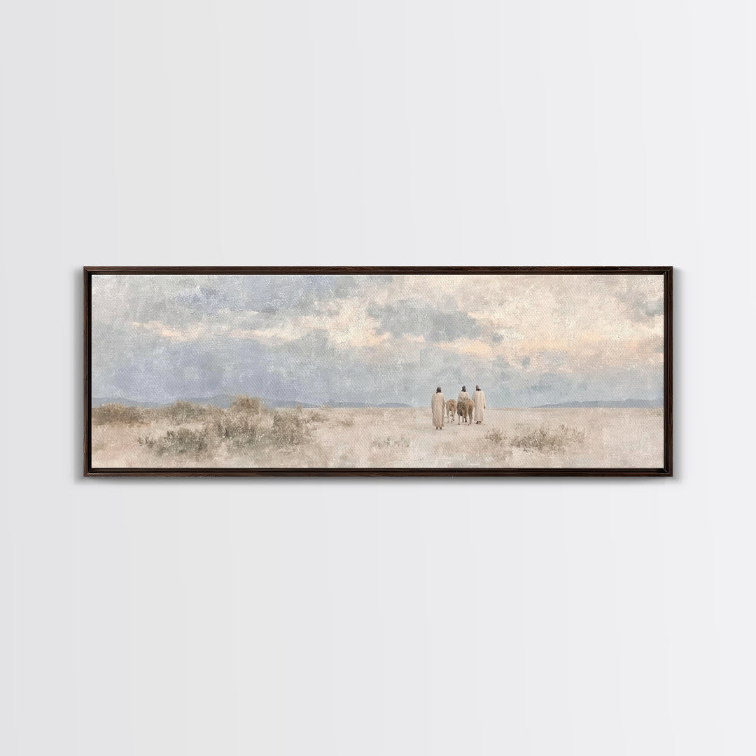 Star of Wonder Sky | Framed Canvas Print | Christian Wall Art | Panoramic Wall Art | Christian Art Canvas | Christmas Art | Jesus Painting