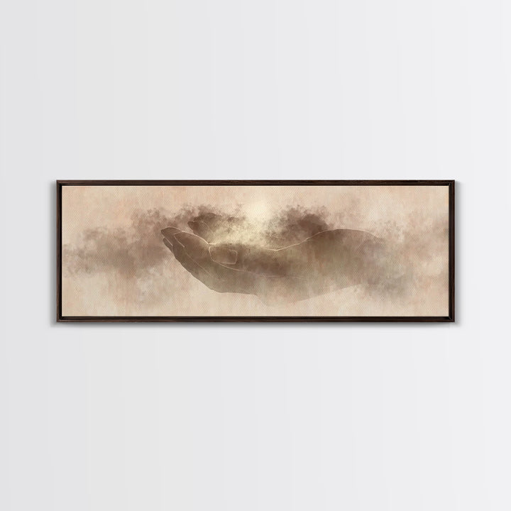 Seeds Of Blessing | Framed Canvas Print | Extra Wide Art | Christian Art | Christian Art Canvas | Christian Christmas Art | Christian Paint