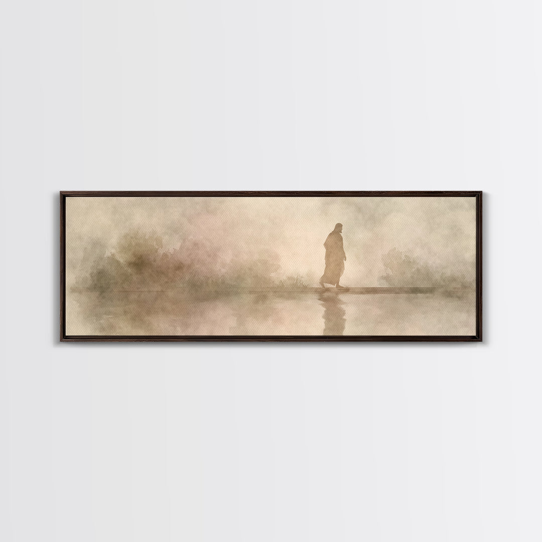 Shaded Covenant | Framed Canvas Print | Panoramic Painting | Christian Wall Art | Jesus Canvas Art | Christian Art Print | Christian Decor