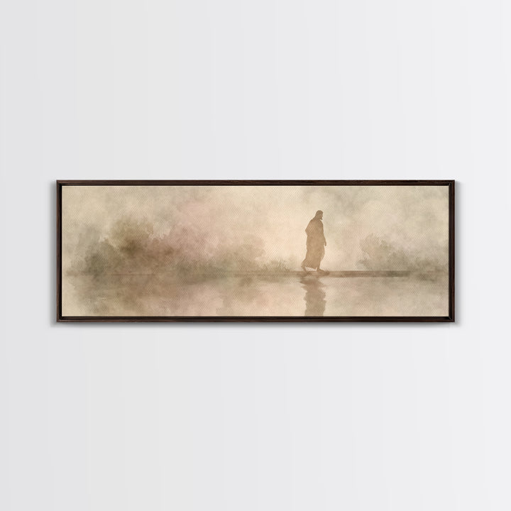 Shaded Covenant | Framed Canvas Print | Panoramic Painting | Christian Wall Art | Jesus Canvas Art | Christian Art Print | Christian Decor