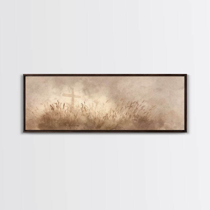 Path To Glory | Framed Canvas Print | Christian Wall Art | Christian Art Canvas | Extra Wide Art | Christian Gift