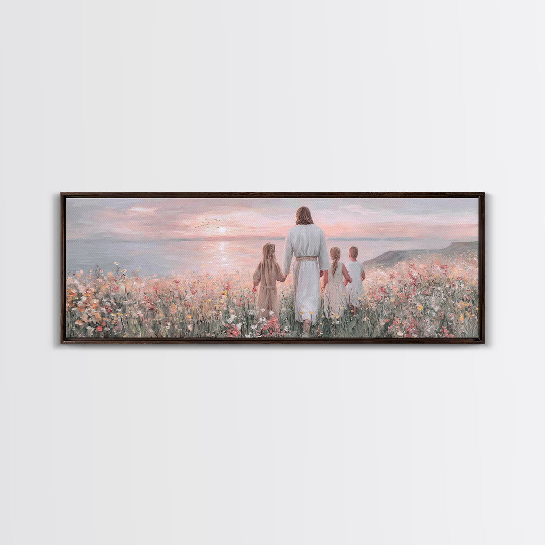 Horizon Of Faith – Framed Canvas Print – Christian Wall Art – Panoramic Art – Jesus Canvas Art – Christian Art Print – Christian Decor – Ch