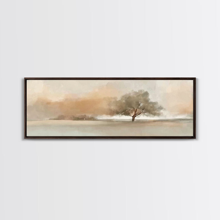 Covenant Tree Grace – Framed Canvas Print – Panoramic Art – Christian Art Canvas – Christian Wall Art – Christian Painting – Christmas Art