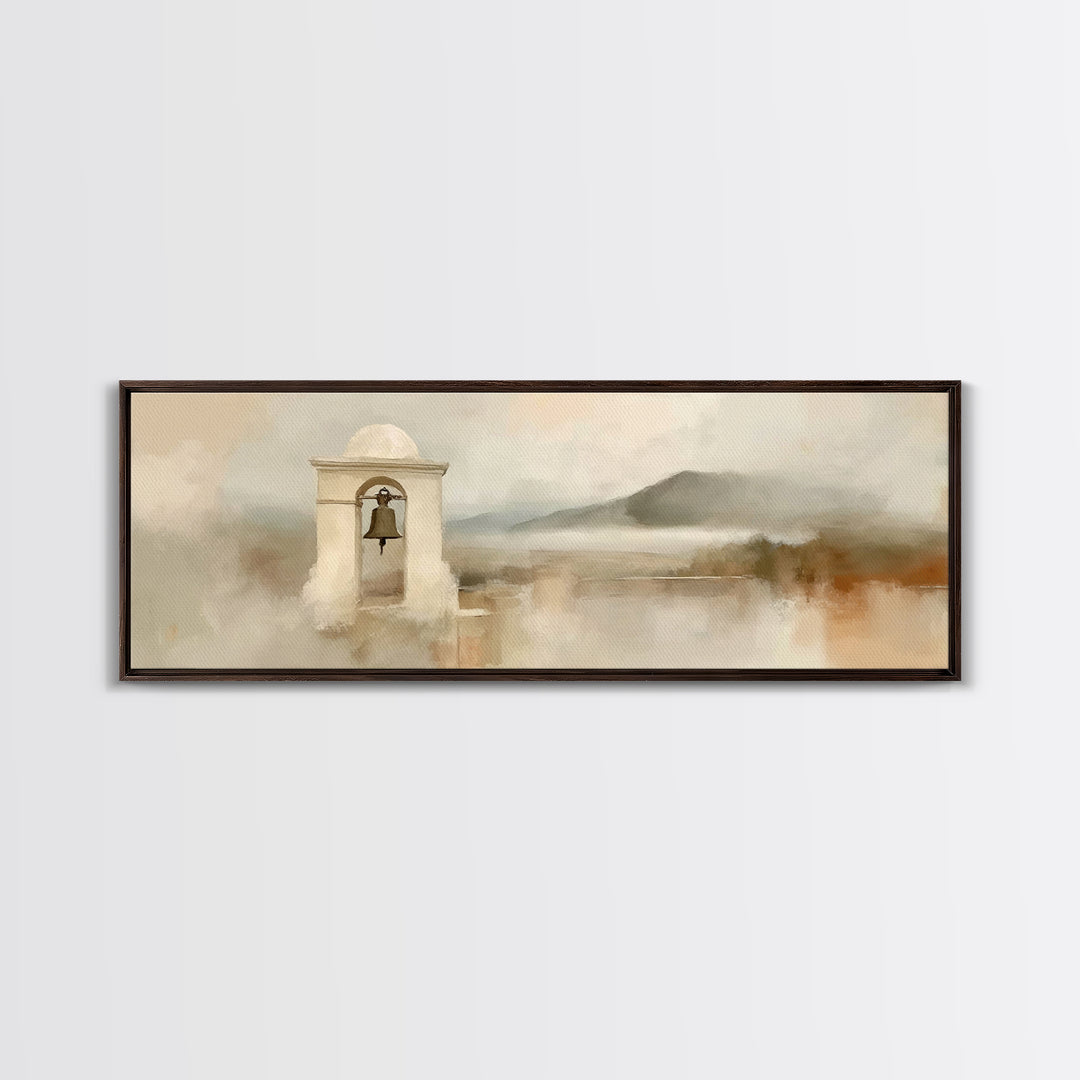 Faithful Horizon, Framed Canvas Print, Panoramic Print, Christian Art Canvas, Christian Painting, Christian Wall Art, Christmas Art