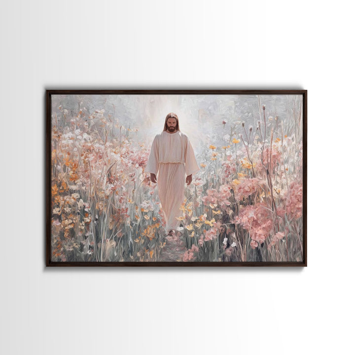 Light Of Mercy – Framed Canvas Print – Christian Art Canvas – Christian Wall Art – Jesus Painting – Christmas Art – Christian Gift Ideas
