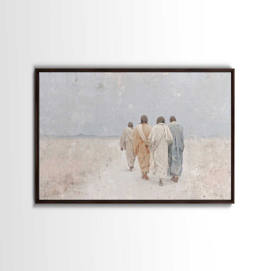 Journey Of Grace – Framed Canvas Print – Christian Wall Art – Christian Art Canvas – Jesus Painting – Subtle Christian Art – Christian Gift