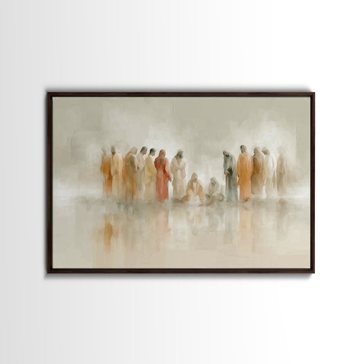 Desert Disciples – Framed Canvas Print – Christian Art Canvas – Christian Paintings – Jesus Painting – Christian Wall Art