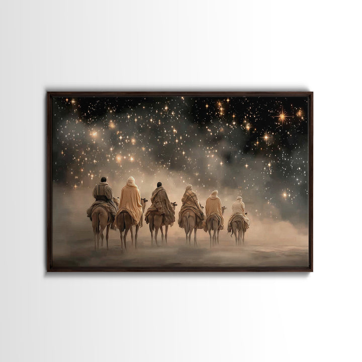 Silent Redemption – Framed Canvas Print – Christian Art Work – Moody Christian Art – Christian Wall Art – Abstract Christian Art – Christia