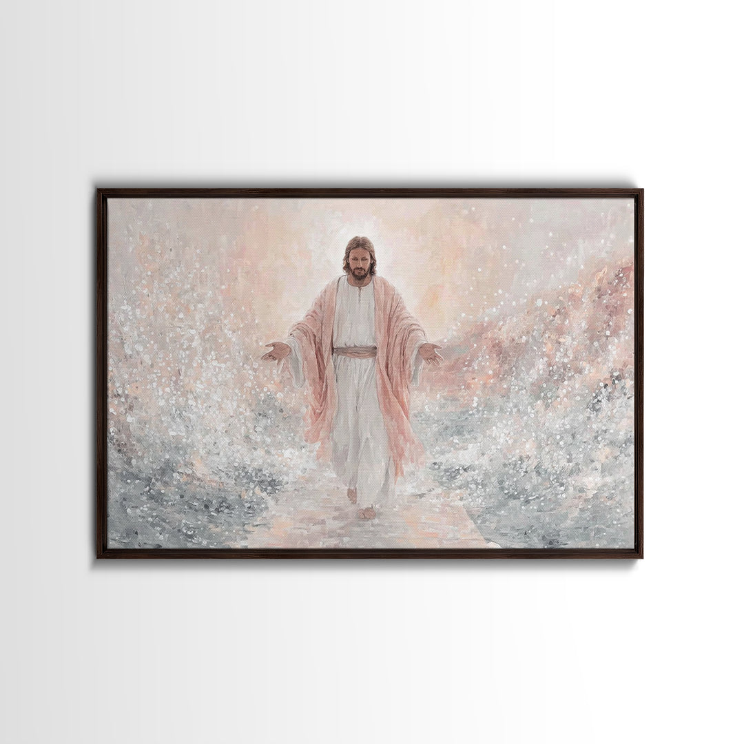 Path Of Glory – Framed Canvas Print – Christian Art Canvas – Jesus Painting – Christian Wall Art – Christian Christmas Art – Christian Gift