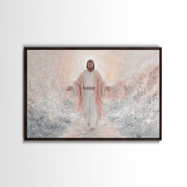 Path Of Glory – Framed Canvas Print – Christian Art Canvas – Jesus Painting – Christian Wall Art – Christian Christmas Art – Christian Gift