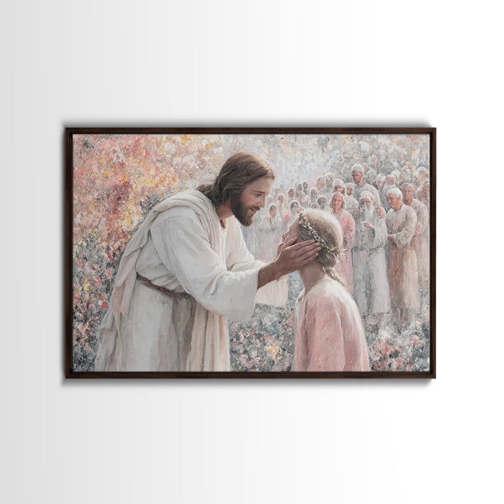Joyful Reunion – Framed Canvas Print – Christian Art Canvas – Jesus Painting – Christian Art Prints – Christian Wall Art – Christian Gift I