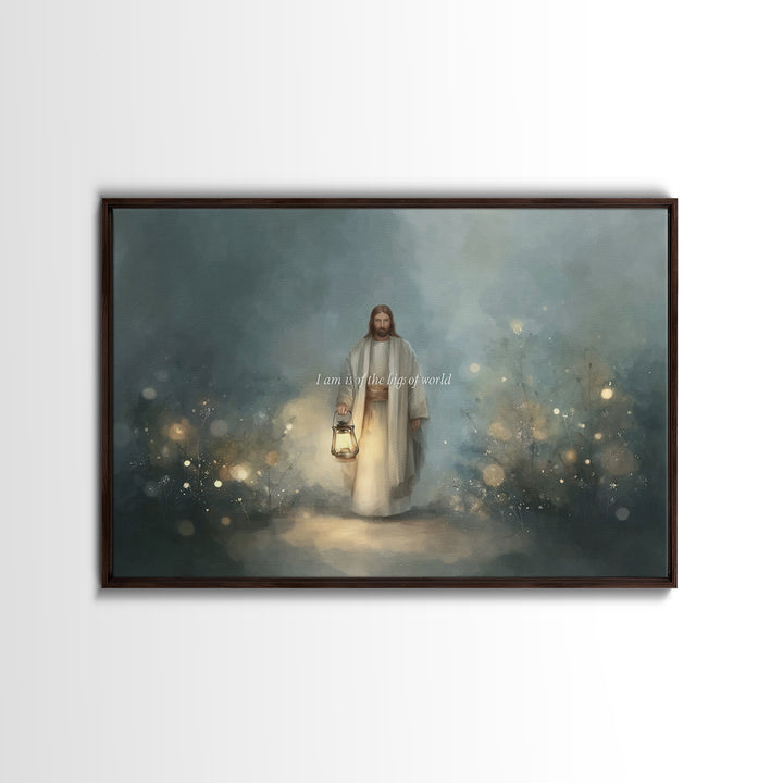 Pathway Of Hope – Framed Canvas Print – Christian Christmas Art – Jesus Painting – Christian Wall Art – Christmas Art Framed – Christian De
