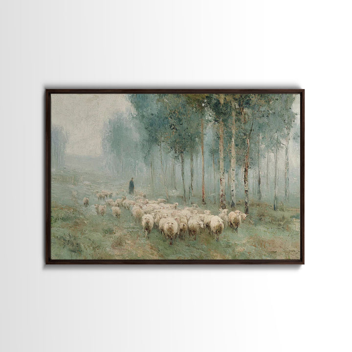 Forest Calling – Framed Canvas Print – Christian Wall Art – Christian Art Canvas – Christian Painting – Unique Christian Art