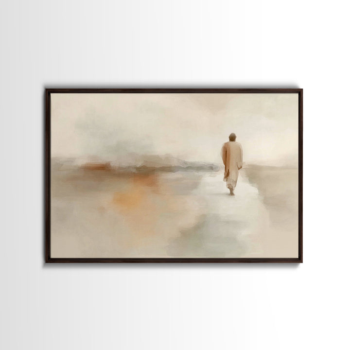 Desert Grace – Framed Canvas Print – Christian Art Canvas – Jesus Painting – Christian Wall Art – Modern Christian Art