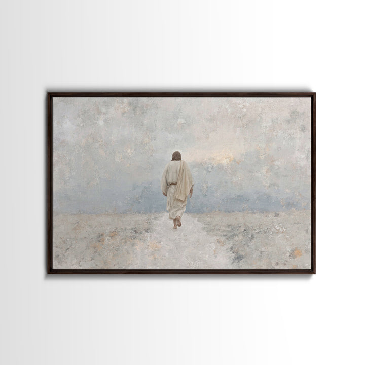 Heaven’s Horizon | Framed Canvas Print | Christian Wall Art | Jesus Painting | Christian Art Canvas | Unique Christian Art