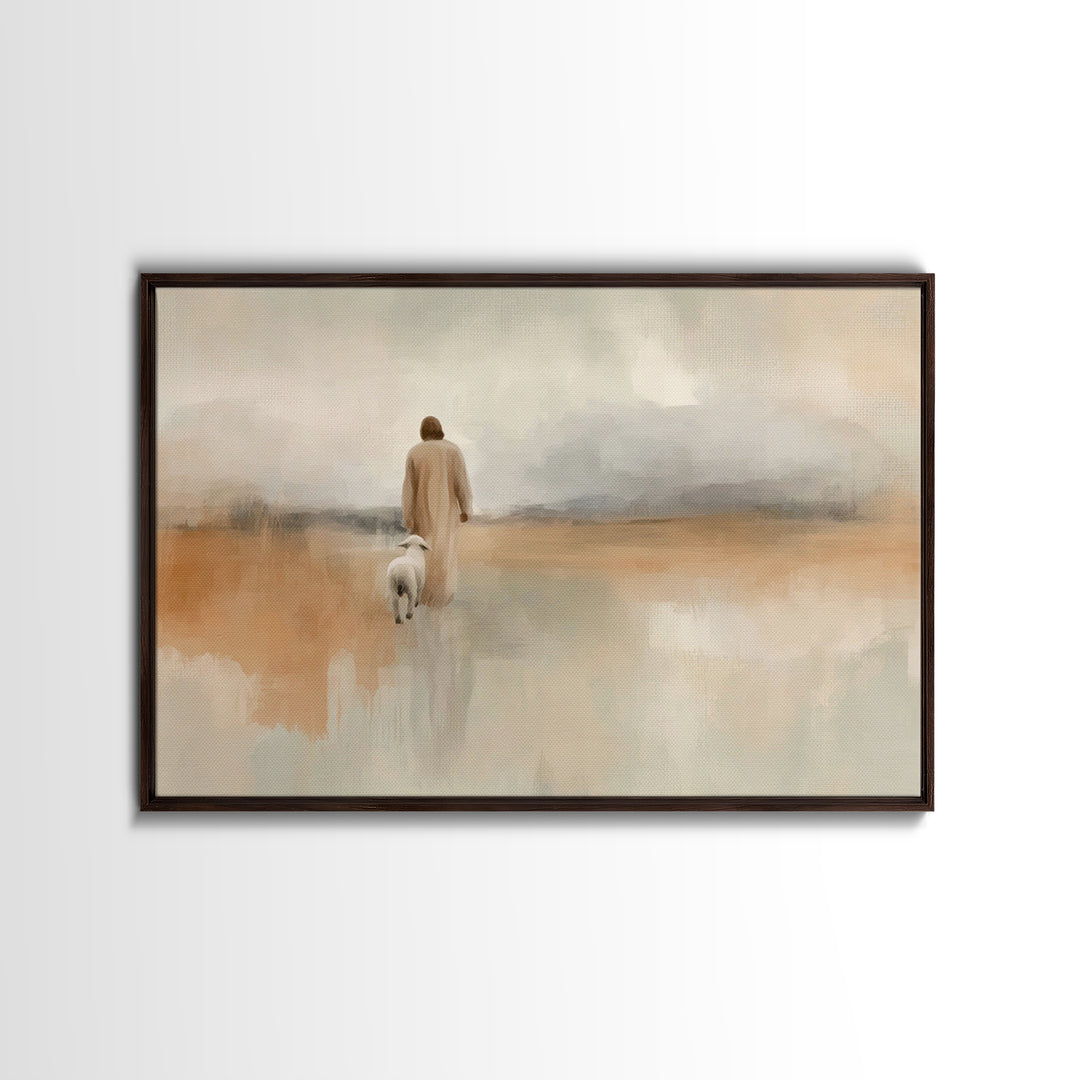 Cloudborne Mercy, Framed Canvas Print, Christian Art Canvas, Jesus Painting Canvas, Large Christian Painting, Christian Wall Art, Christian