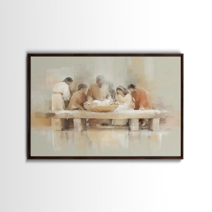 Gathering Of Grace – Framed Canvas Print – Christian Art Canvas – Christian Wall Art – Christian Art – Christian Gift Ideas – Modern Christ