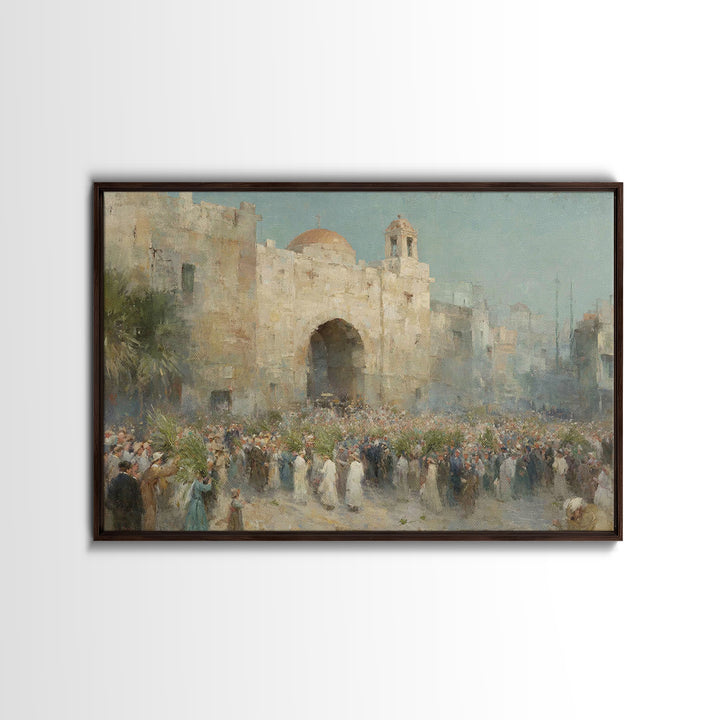 City of Praise | Framed Canvas Print | Christian Art Canvas | Christian Wall Art | Christmas Canvas Wall Art | Christian Gift | Jesus Art P