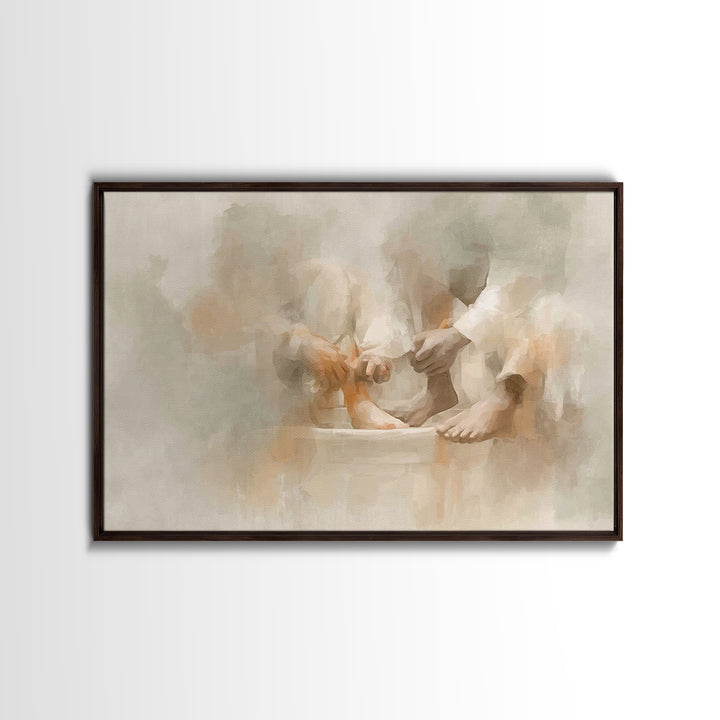 Servant’s Offering | Framed Canvas Print | Christian Wall Art | Christian Painting | Subtle Christian Paintings | Christian Art Work | Chri
