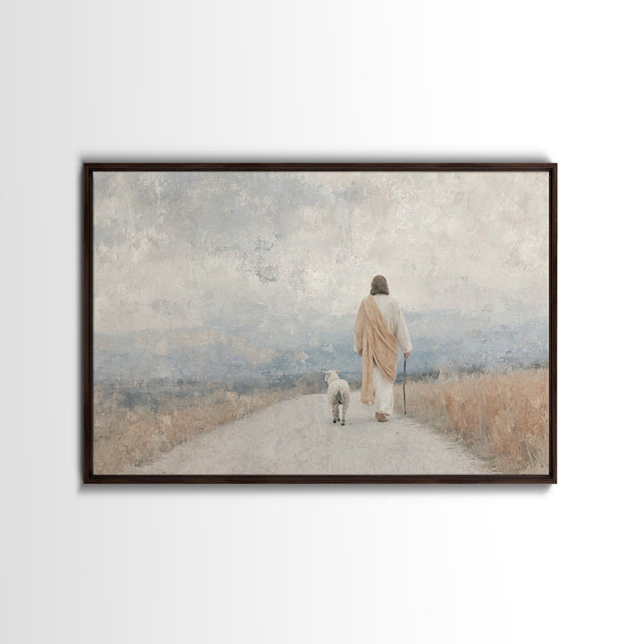 Morning Of Mercy – Framed Canvas Print – Christian Christmas Art – Christian Wall Art – Christian Art Canvas – Jesus Painting – Christian D