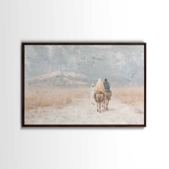 Hope In The Valley – Framed Canvas Print – Christian Art Canvas – Christian Wall Art – Subtle Christian Art – Christian Decorations