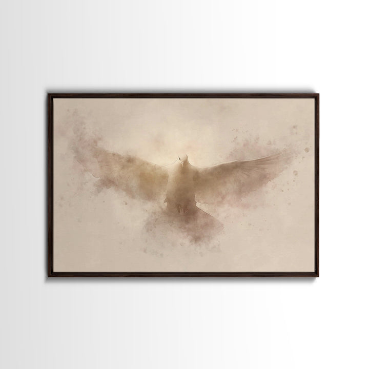 Holy Presence – Framed Canvas Print – Christian Art Canvas – Christian Wall Art – Subtle Christian Art – Christian Christmas Art – Jesus Pa