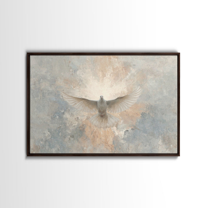 Heavenly Promise | Framed Canvas Print | Christian Art Canvas | Christian Wall Art | Christian Painting | Christmas Art | Christian Gift