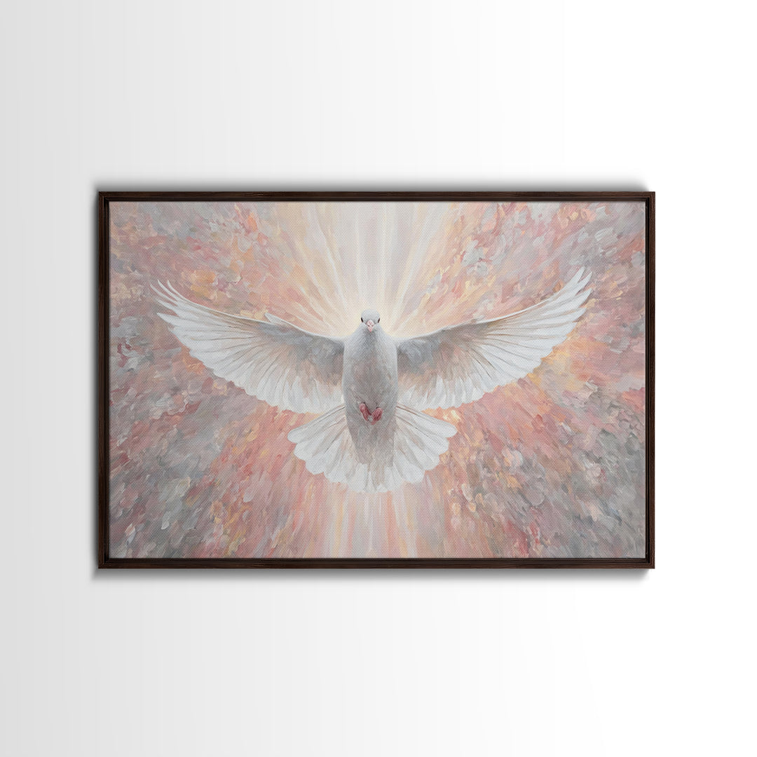 Light Of Hope | Framed Canvas Print | Christian Art | Christian Wall Art | Christian Canvas | Christian Christmas Art | Christian Decor