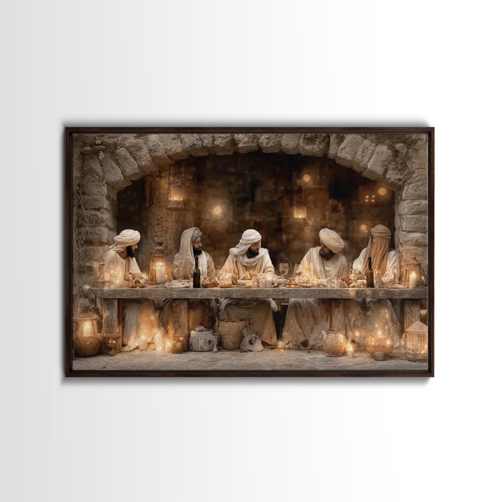 Blessed Assembly - Framed Canvas Print - Christian Wall Art - Christian Art Canvas - Jesus Painting - Christian Decor For Home - Unique Chr