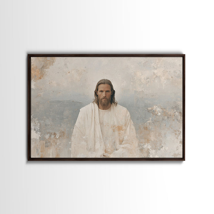 Prince Of Peace – Framed Canvas Print – Jesus Painting – Christian Wall Art – Christian Art Canvas – Christian Art Work – Christian Art Pri