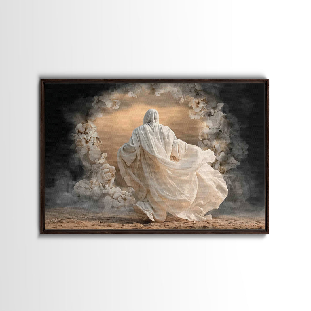 Eternal Path – Framed Canvas Print – Christian Art Canvas – Christian Wall Art – Jesus Painting – Christmas Art – Christian Decorations