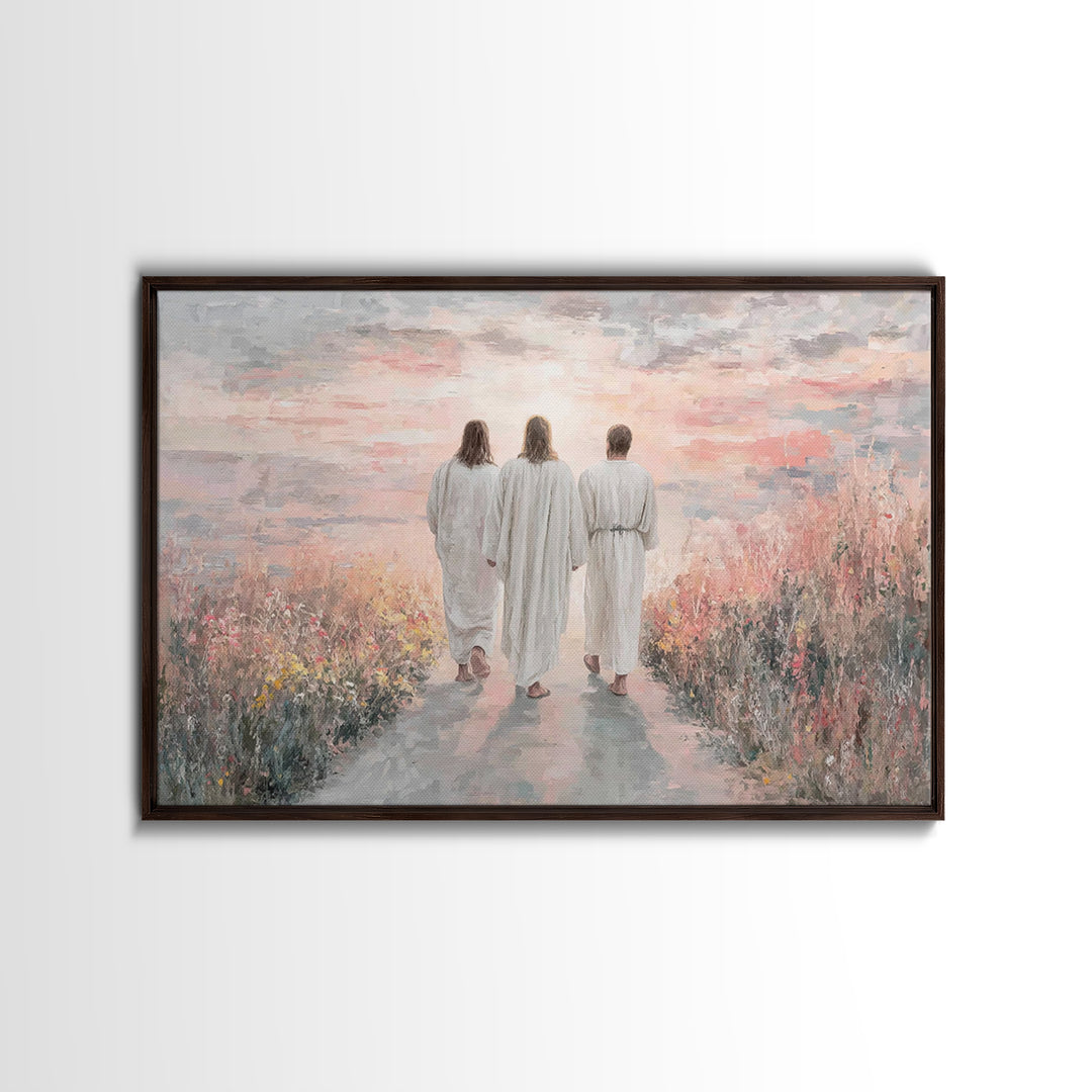 Radiant Dawn Light, Framed Canvas Print, Christian Art Canvas, Christian Wall Art, Jesus Paintings, Large Christian Painting, Christian Chr