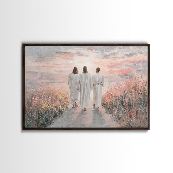 Radiant Dawn Light, Framed Canvas Print, Christian Art Canvas, Christian Wall Art, Jesus Paintings, Large Christian Painting, Christian Chr