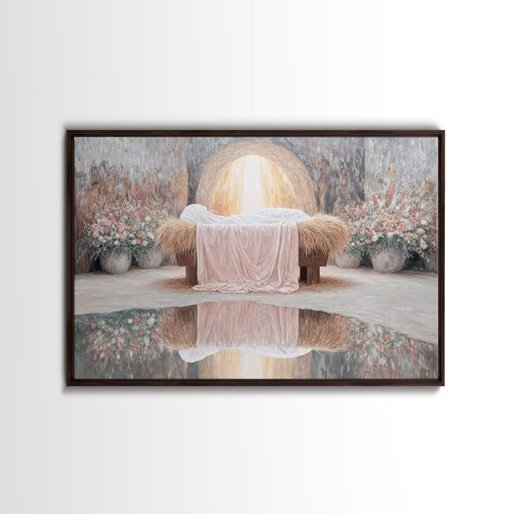 Star of Bethlehem – Framed Canvas Print – Christmas Wall Art – Christian Christmas Art – Christian Art Canvas – Christmas Art Prints – Chri
