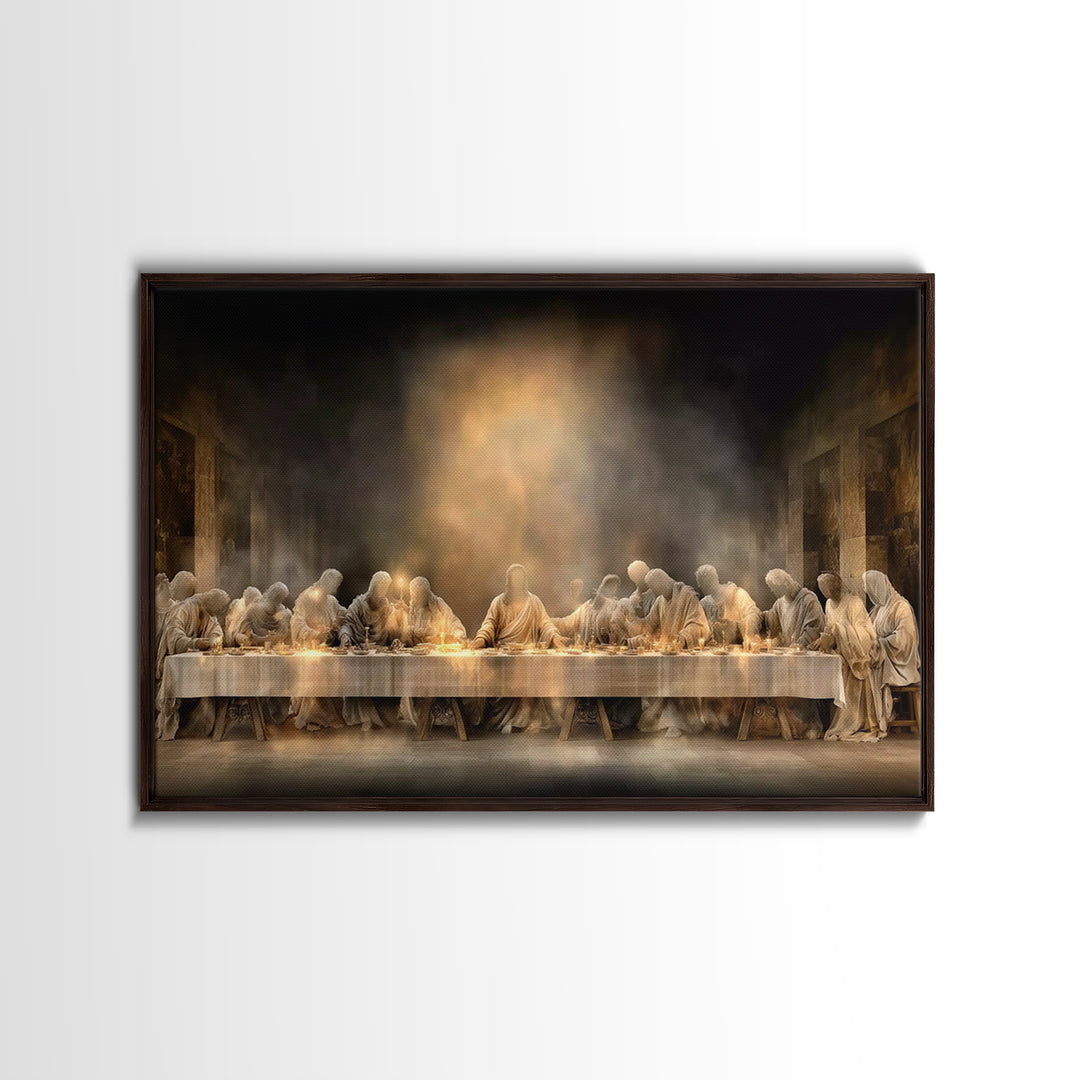 Fields Of Salvation – Framed Canvas Print – Christian Wall Art – Christian Art Canvas – Jesus Painting – Christian Christmas Art – Christ A