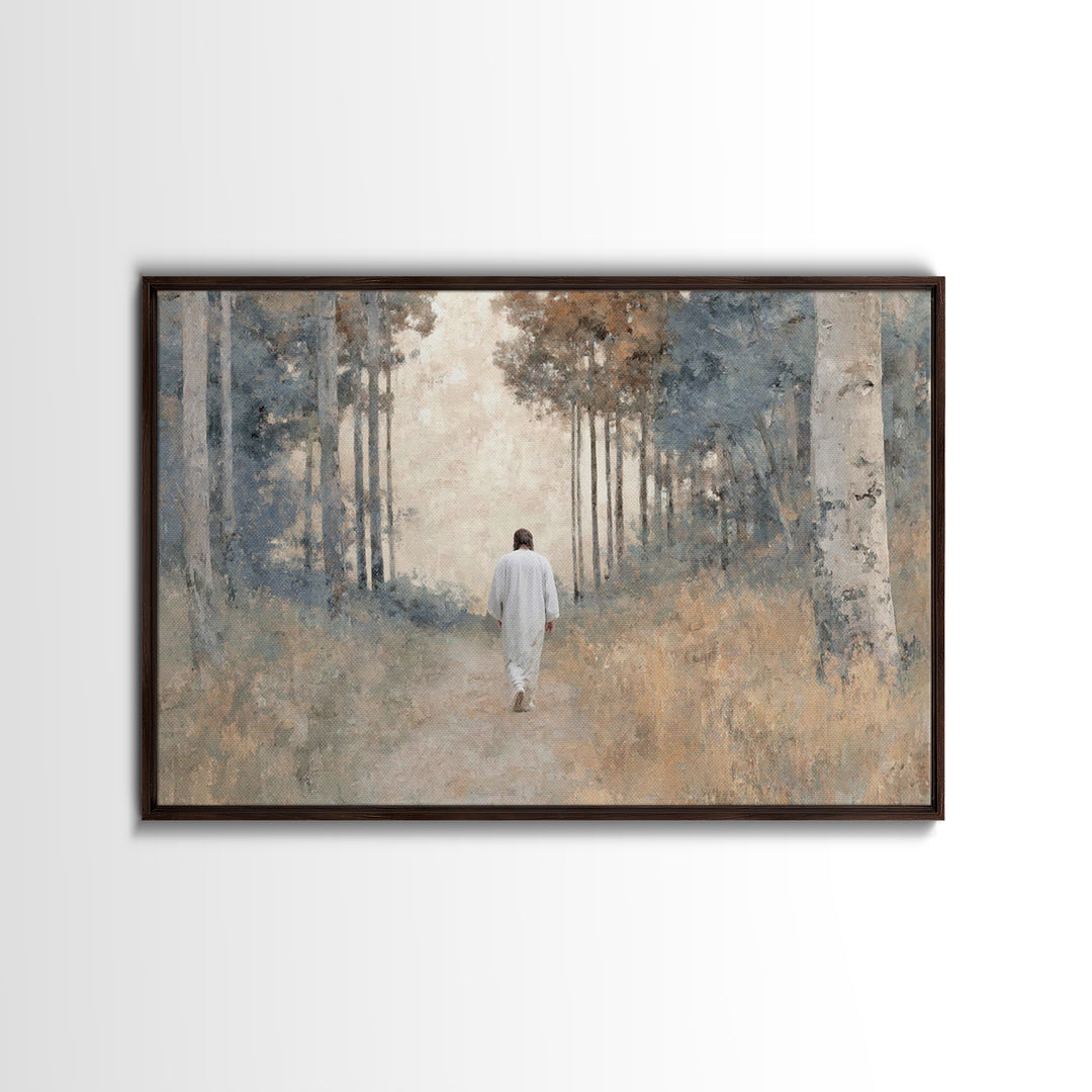 Divine Table – Framed Canvas Print – Christian Wall Art – Christian Art Print – Jesus Painting – Christian Art Canvas – Christian Christmas