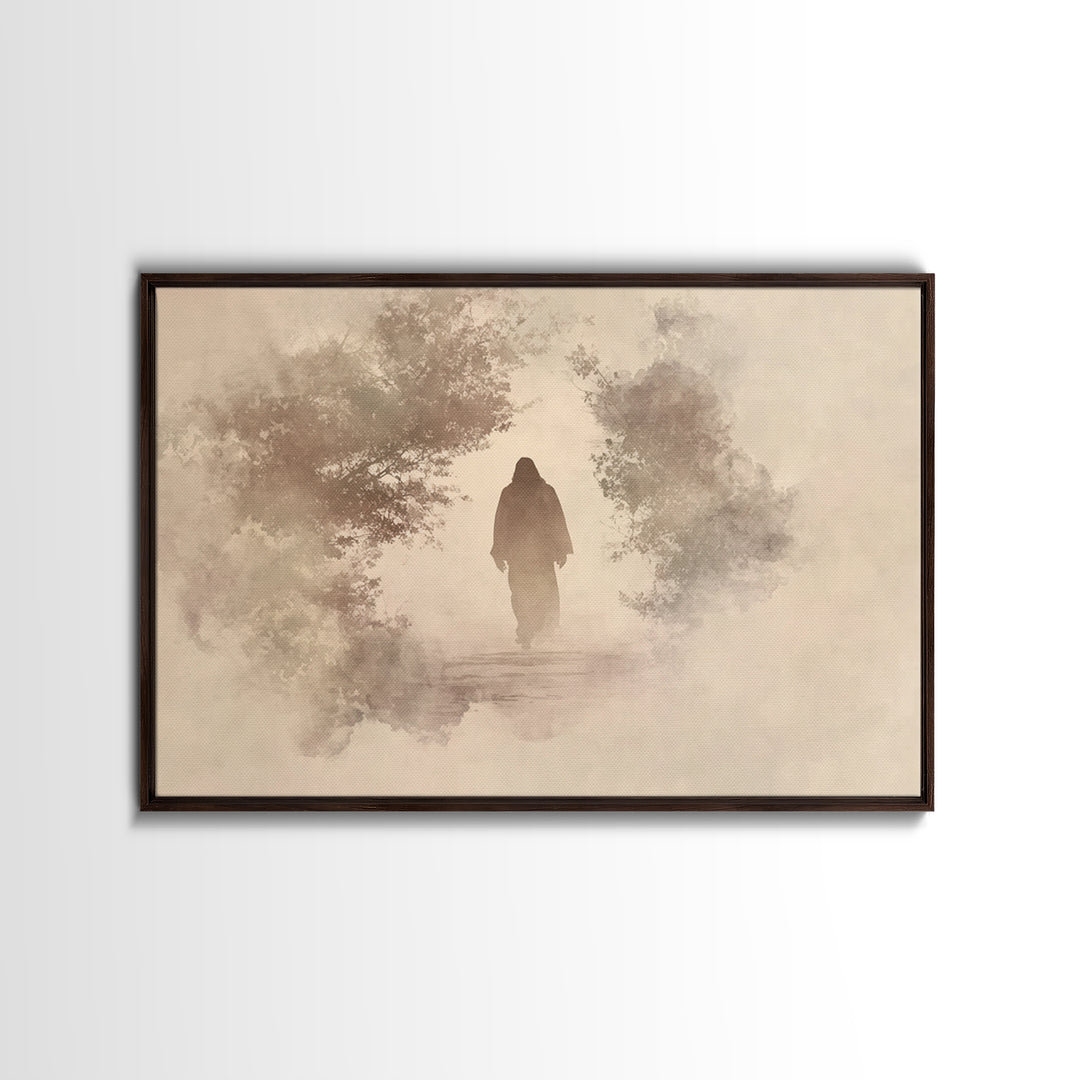Heavenly Last Supper | Framed Canvas Print | Christian Art Canvas | Christian Wall Art | Large Jesus Painting | Christmas Art | Christian G